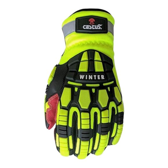 Cestus Deep III Pro Winter Work Gloves XL 11 Hi-Vis Impact Protective Insulated - Picture 11 of 11